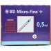 BD Microfine+ U100 Insulin Spritze 0.33мм x 12.7мм 0.5мл