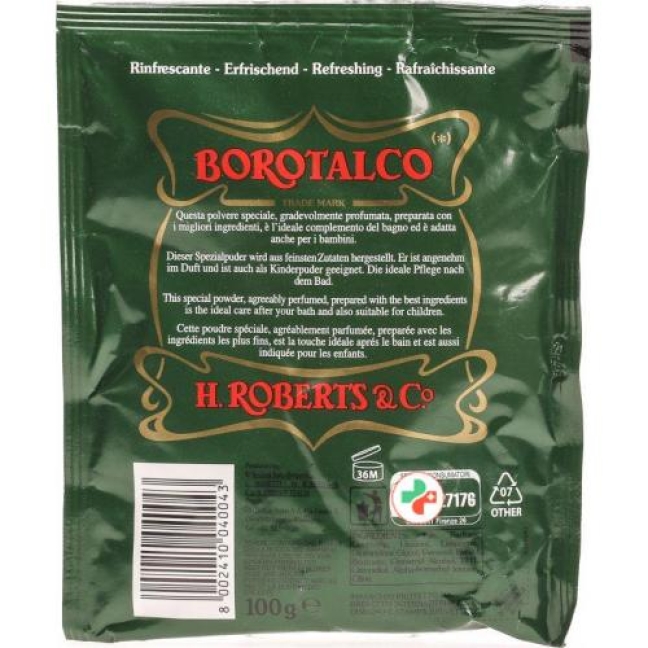 Borotalco-Puder в пакетиках 100г