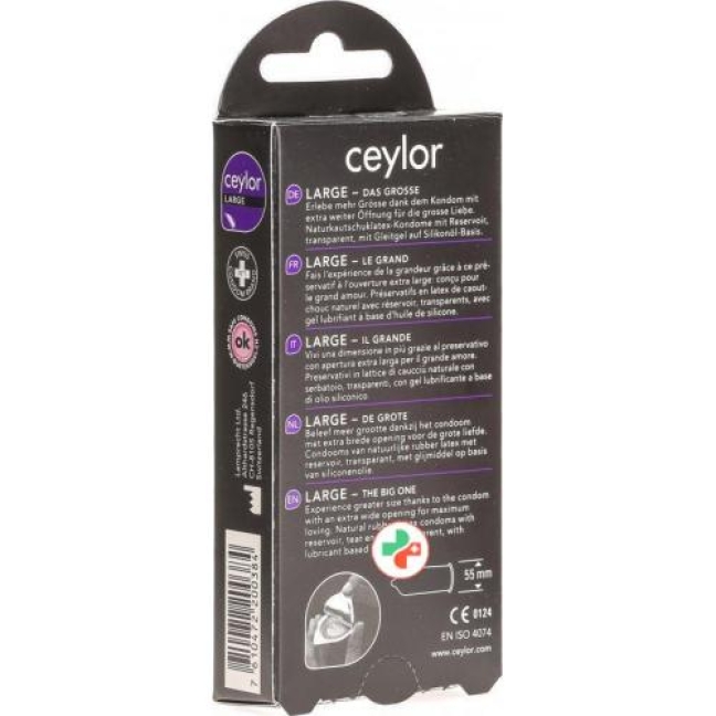 Ceylor Large презерватив 6 штук