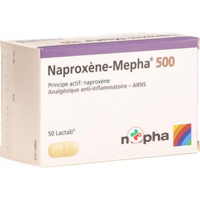 Naproxen Mepha 500 mg 50 Lacktab