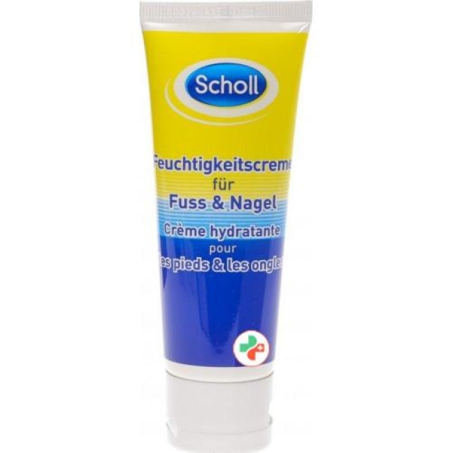 Scholl увлажняющий крем Fuss & Nagel 75мл