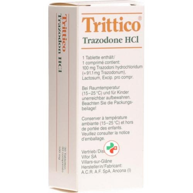 Trittico 100 mg 30 tablets