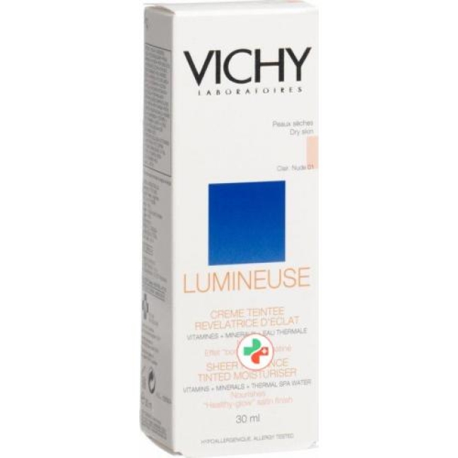 Vichy Lumineuse Getonte Tagescreme для сухой кожи 01 Claire Satinee 30мл