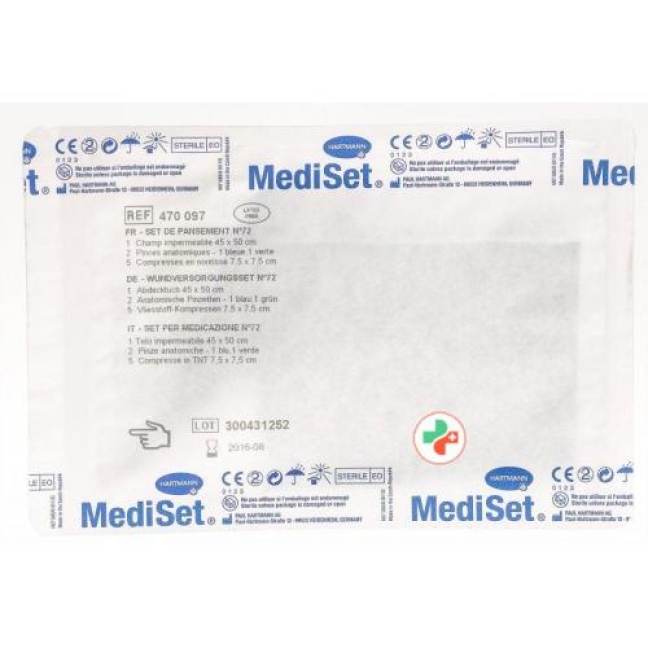 Mediset Verbandwechsel Set No 72 1 пакетиков