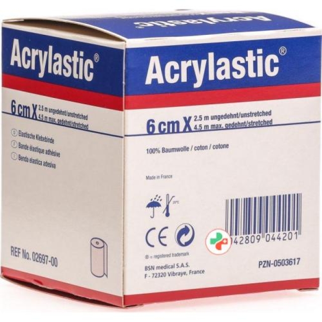 Acrylastic бинт 2.5мX6см Elastisch Neu