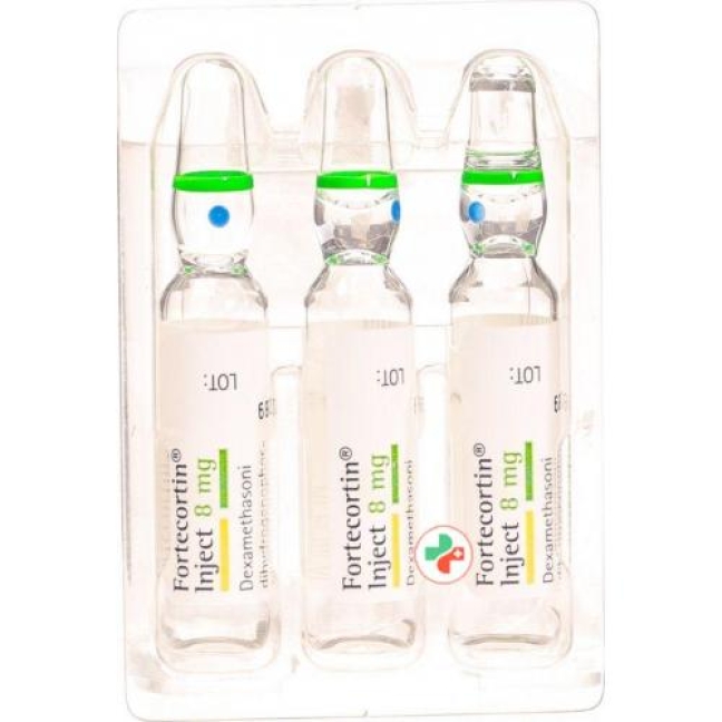 Fortecortin 8 mg/2 ml 3 Ampullen