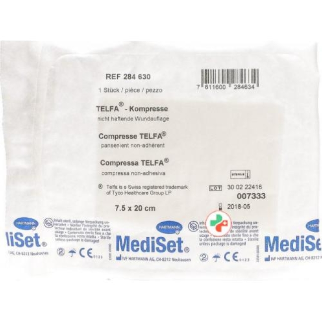 Mediset IVF Telfa Kompressen 20x7.5см 90 пакетиков