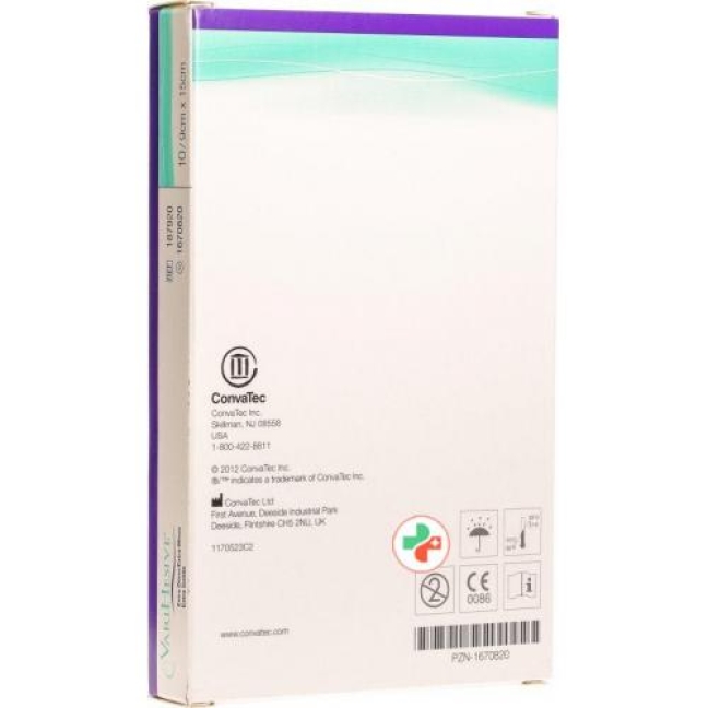 VariHesive Extra Dunn Hydrokolloidverband 9x15см 10 пакетиков