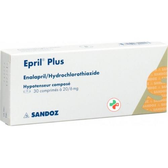 Epril Plus 20/6 mg 30 tablets