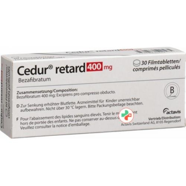 Cedur Retard 400 mg 30 filmtablets