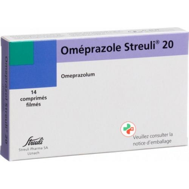 Omeprazol Streuli 20 mg 14 filmtablets