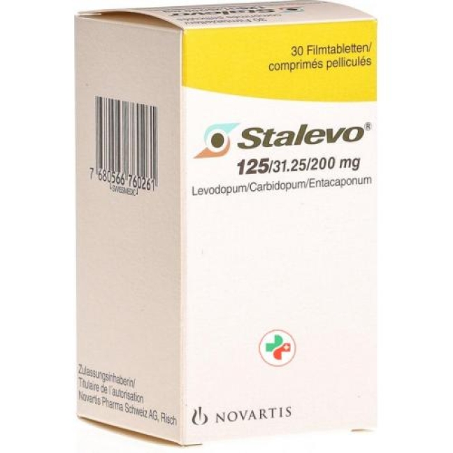 Stalevo 125/31.25/200 mg 30 filmtablets