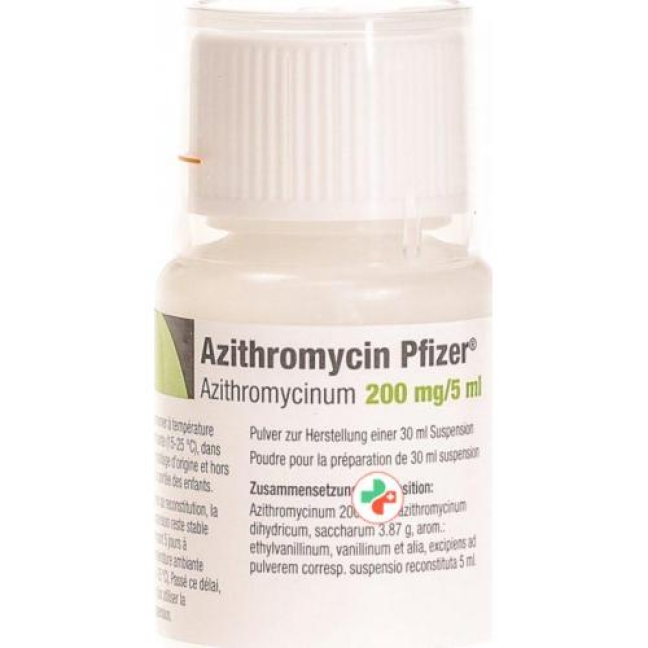 Azithromycin Pfizer 200 mg/5 ml 30 ml