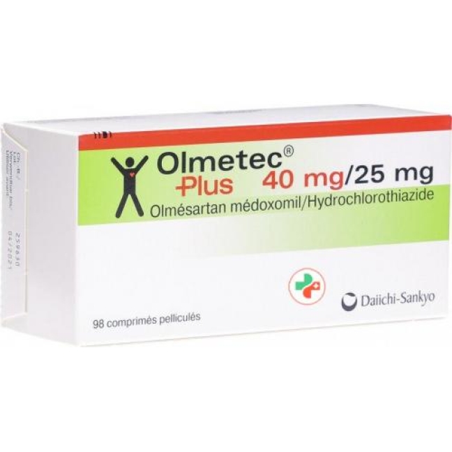 Olmetec Plus 40/25 98 filmtablets