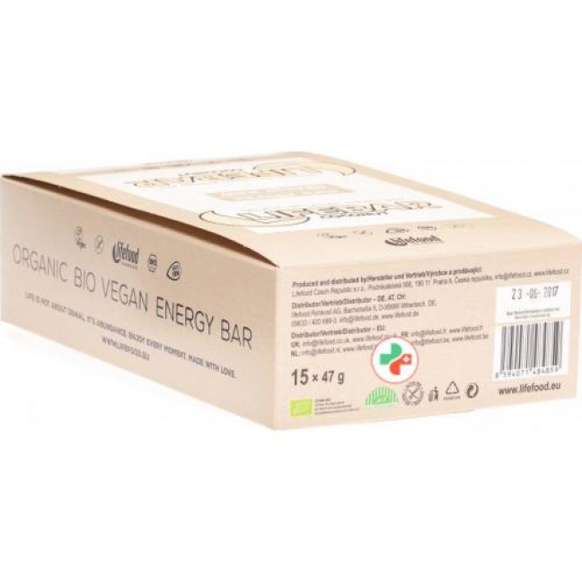 Lifefood Lifebar Coconut Glutenfrei 15x 47г