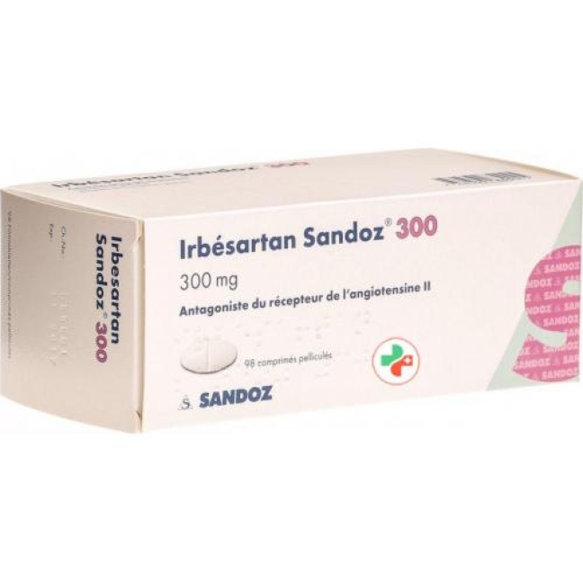 Ирбесартан Сандоз 300 мг 98 таблеток покрытых оболочкой