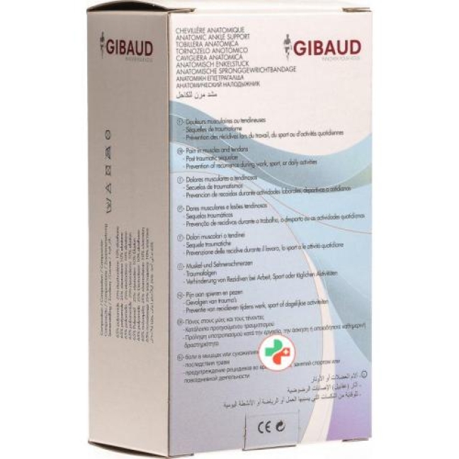 Gibaud Sprunggelenkbandage Anat S 18-21см schwarz