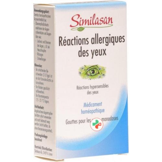 Симилазан Аллергия глазные капли 20 монодоз по 0,4 мл