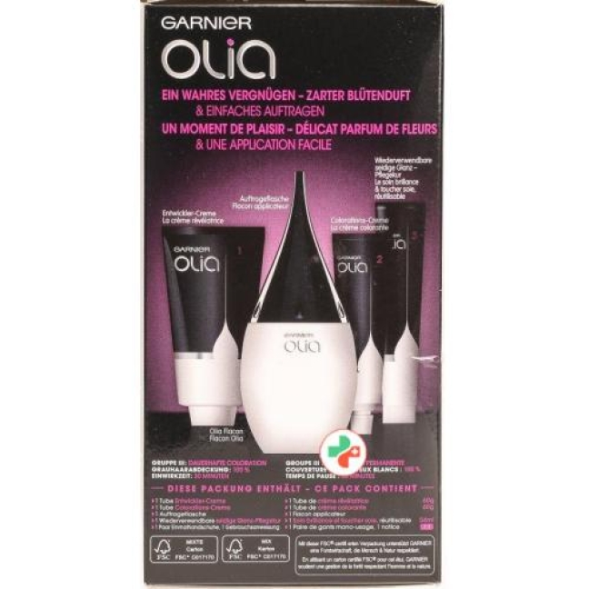 Olia Haarfarbe 3.0 Schwarzbraun