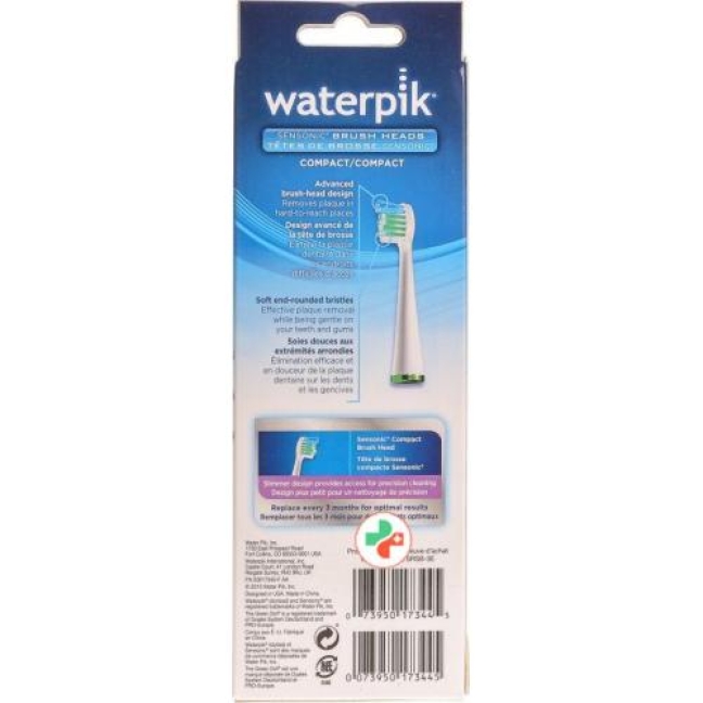 Waterpik Sensonic Brush Heads Compact