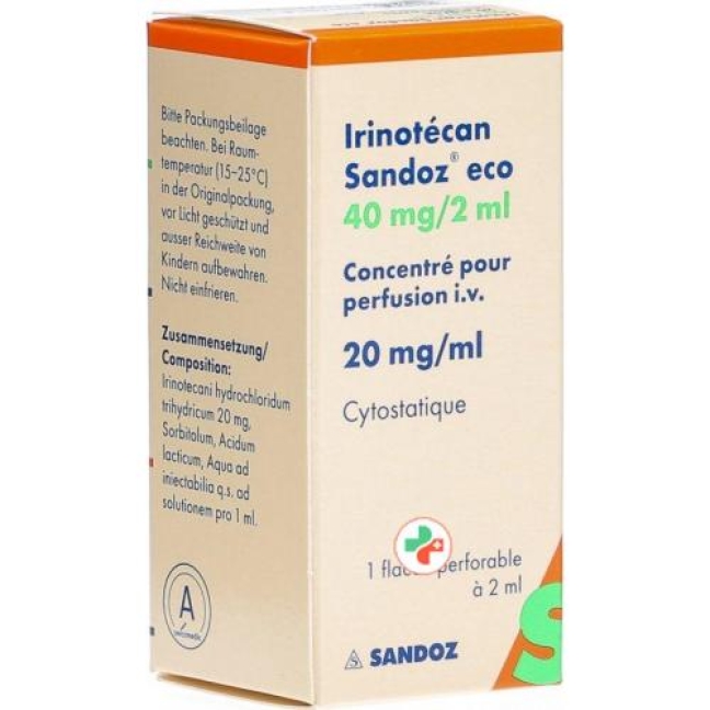 Irinotecan Sandoz ECO 40 mg/2 ml