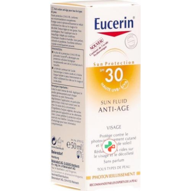 Eucerin Sun Fluid Anti-Age SPF 30 50мл