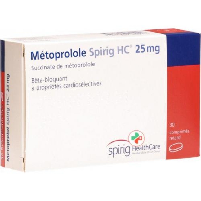 Metoprolol Spirig Retard 25 mg 30 filmtablets