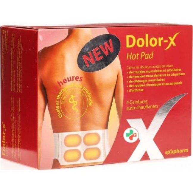 Dolor-x Hot Pad Warmeumschlage 4 штуки