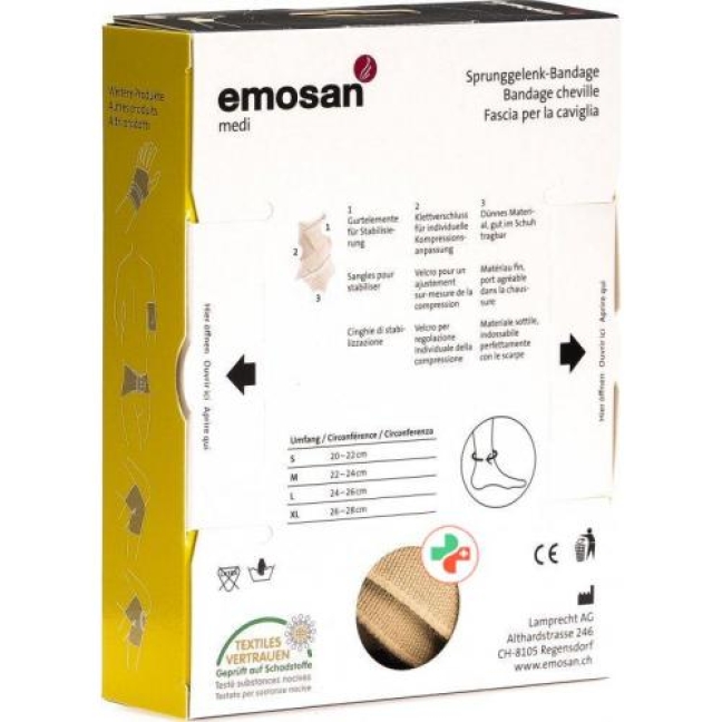 emosan medi Sprunggelenk-Bandage M