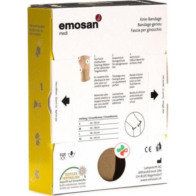 emosan medi Knie-Bandage S