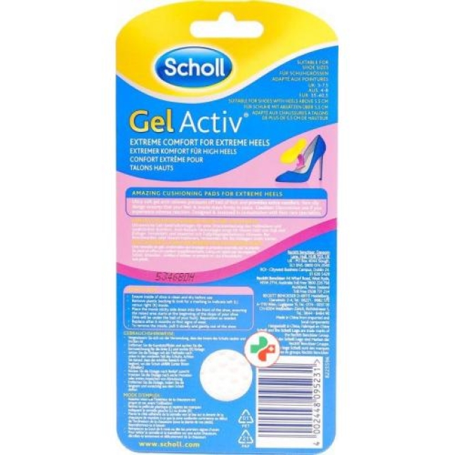 Scholl Gelactiv Sohle 35-40, 5 High Heels Sie 1 Paar