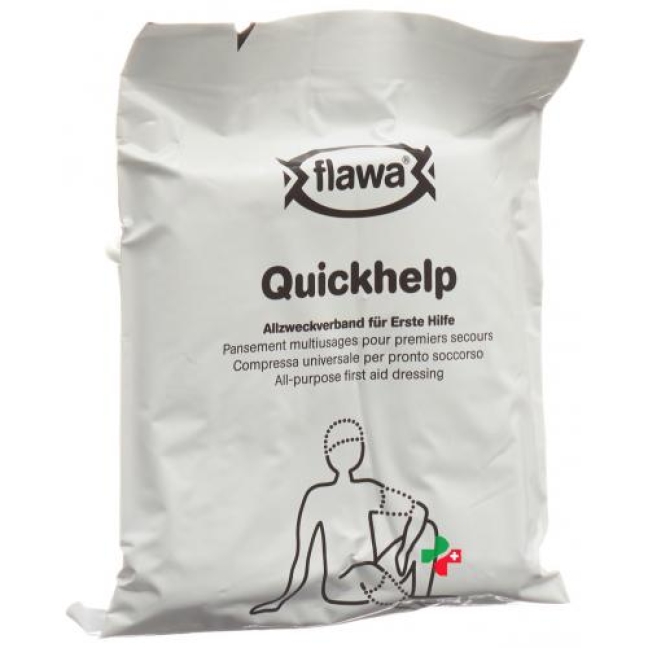 Flawa Quickhelp Verbandpatrone 20x20см 3мX10см