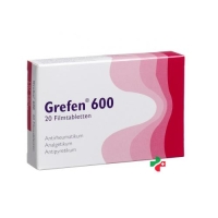 Grefen 600 mg 20 filmtablets Grefen 600 mg 20 filmtablets