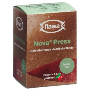 Flawa Nova Press самоклеющиеся бинт 7.5смx4.5m Rot