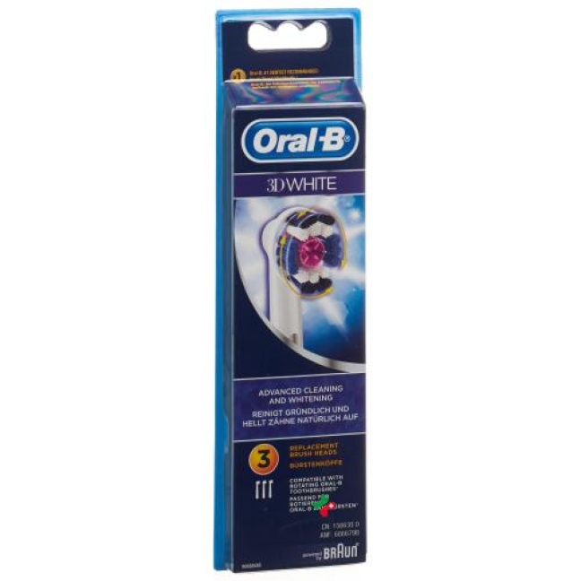 Oral-B 3D White Aufsteckbursten 3 штуки