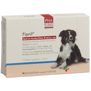 Fipnil Spot-on Ad Us. Vet. раствор Hunde M 3 X 1.34 м