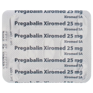 PREGABALIN Xiromed Kaps 25 mg PREGABALIN Xiromed Kaps 25 mg