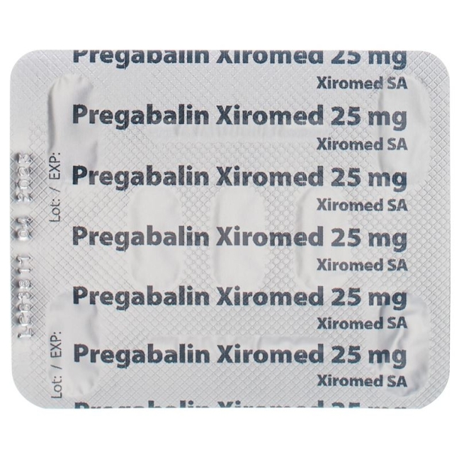 PREGABALIN Xiromed Kaps 25 mg PREGABALIN Xiromed Kaps 25 mg