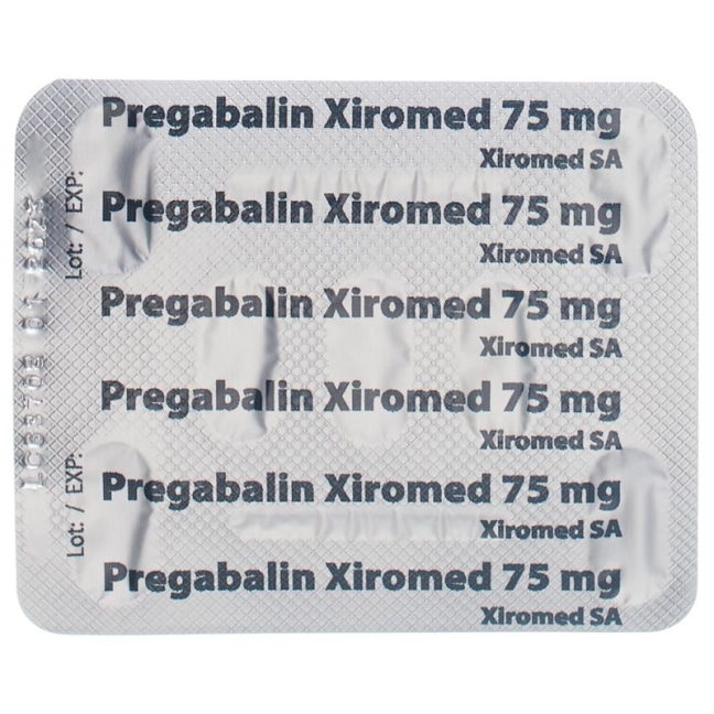 PREGABALIN Xiromed Kaps 75 mg PREGABALIN Xiromed Kaps 75 mg