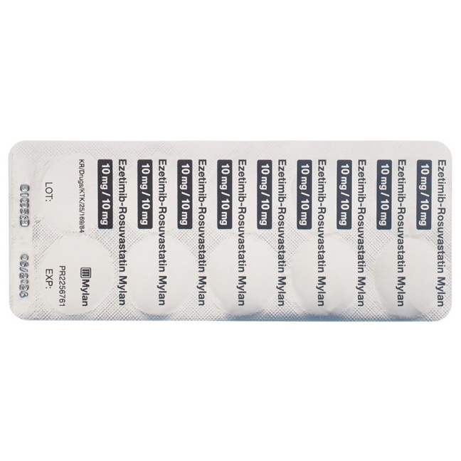 EZETIMIB ROSUVAST Mylan Filmtabl 10mg/10mg