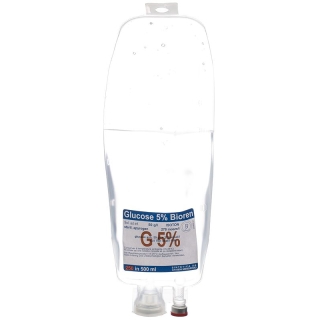 GLUC Bioren 5 % 250ml in 500ml Btl