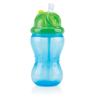 NUBY Trinkhalmfla Flip-It Original BLAU Trinkh lan