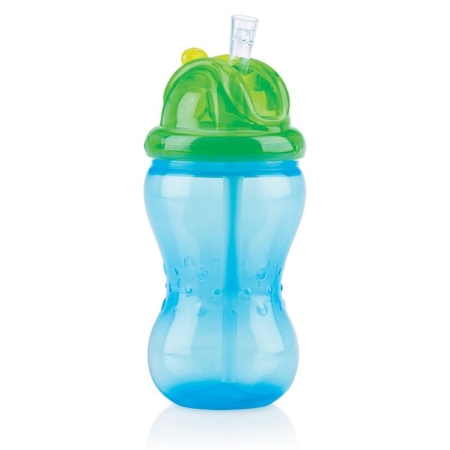 NUBY Trinkhalmfla Flip-It Original BLAU Trinkh lan