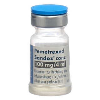 PEMETREXED Sandoz conc. Inf Konz 100 mg/4ml