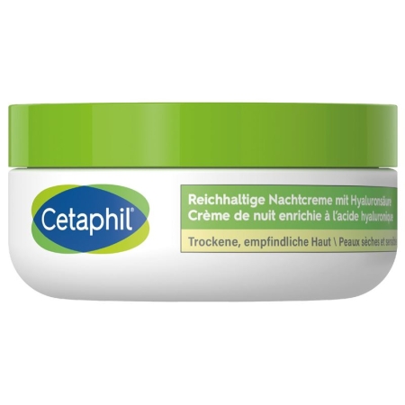 CETAPHIL насыщенный ночной крем с гиалуроновой кислотой.