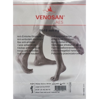 VENOSAN AES A-G L kurz offen weiss