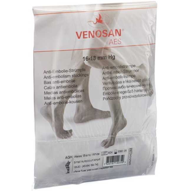 VENOSAN AES A-G S lang offen weiss