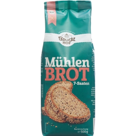 BAUCKHOF Mühlenbrot 7-Saaten glutenfrei