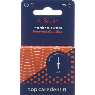 TOP CAREDENT A-Brush 6 IDBH-B blau