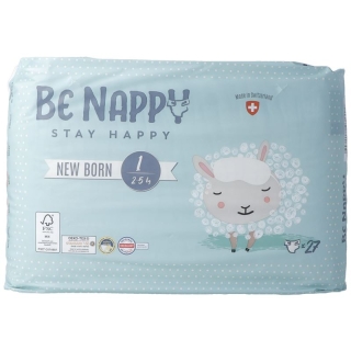 Подгузники BE NAPPY размер 1 2-5 кг Новорожденный